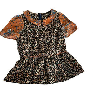 Pure Sugar women's size small multi color blouse